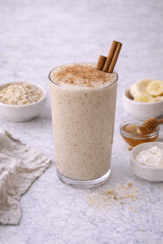 Smoothie Cinnamon Roll Saludable
