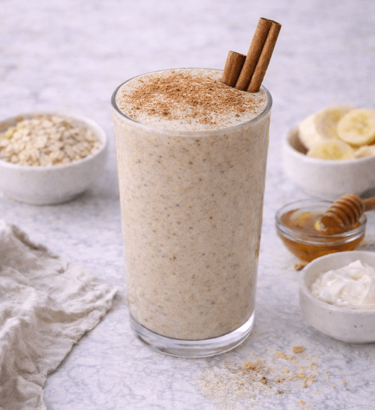 Smoothie Cinnamon Roll Saludable