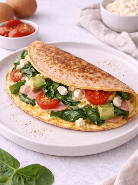 Wrap de Desayuno en 5 Minutos