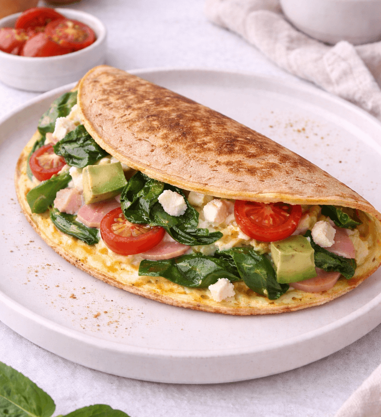 Wrap de Desayuno en 5 Minutos
