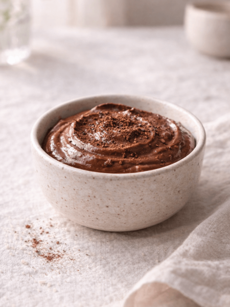 Pudding de Chocolate y Palta