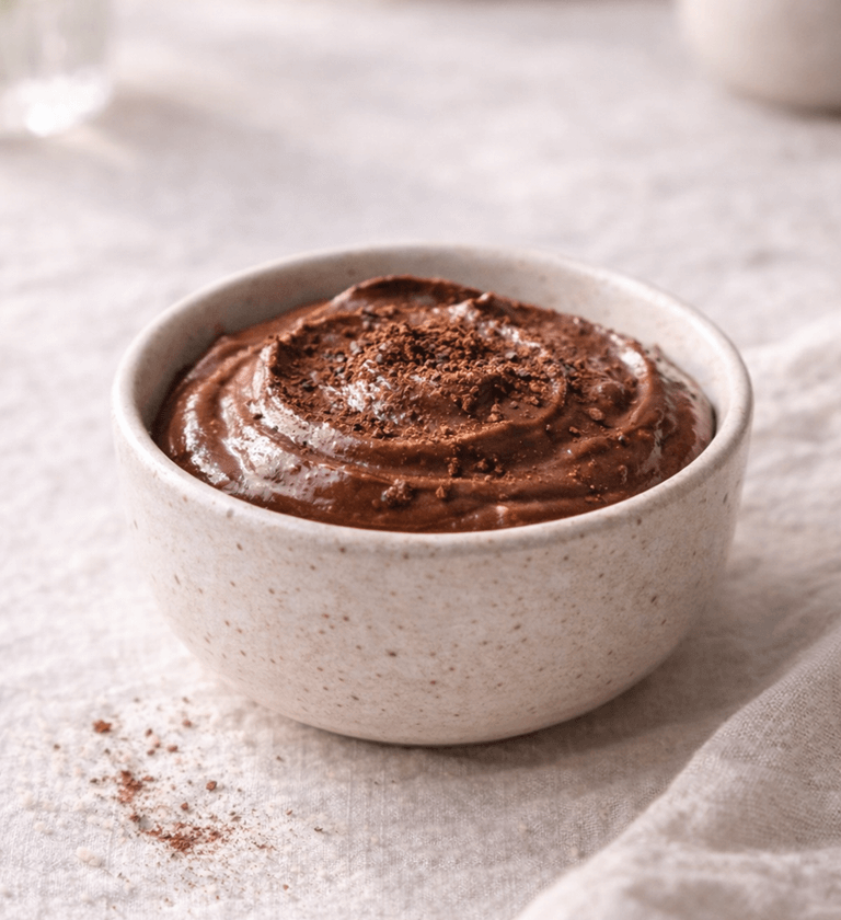 Pudding de Chocolate y Palta